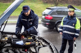 Совместная акция Bosch и ГАИ Минска ко Дню автомобилиста прошла в Минске